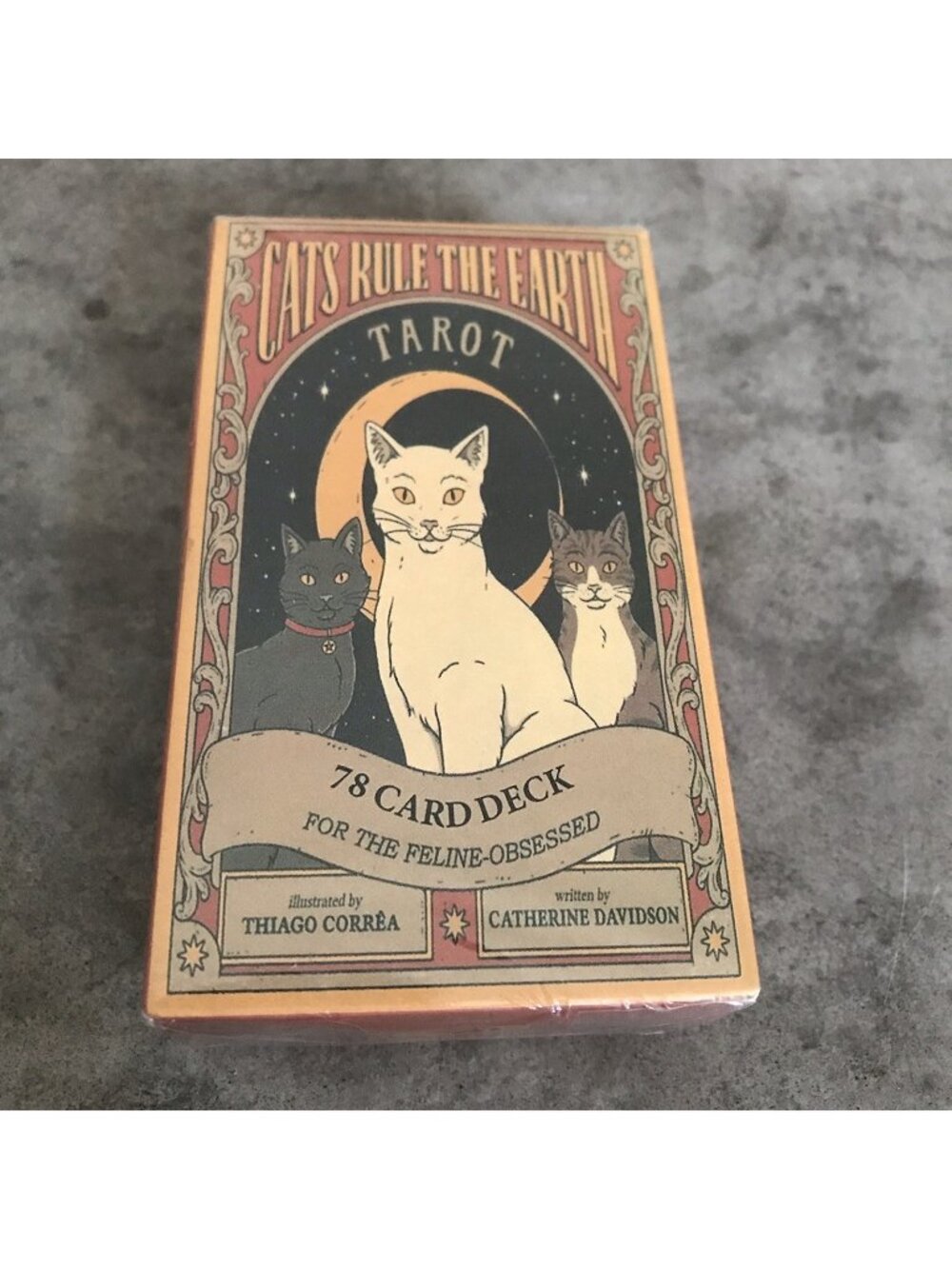 Tarot Card Deck Cats Rule The Earth 78pcs Feline Kitty Cat Card Game Mystical